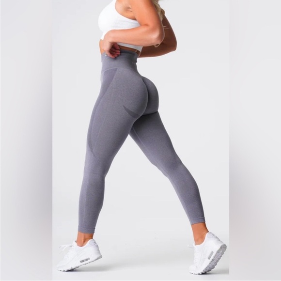 NVGTN Pants - NVGTN Gray leggings thick